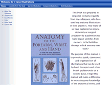 Tablet Screenshot of ccanoillustrations.com